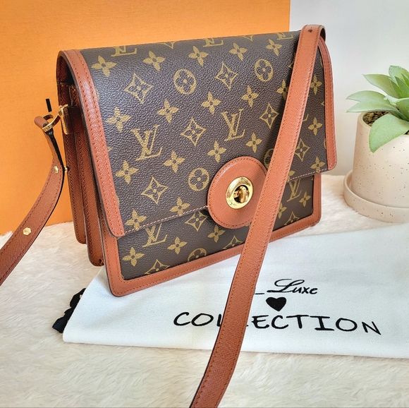 💕VERY RARE Authentic Louis Vuitton RASPAIL Crossbody/Shoulder Monogram - Picture 3 of 16